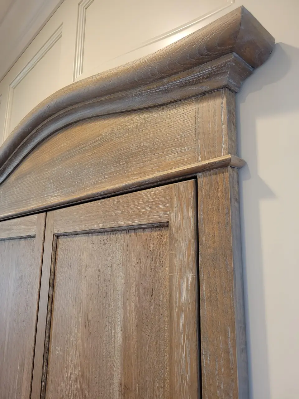 Custom built-in cellarette by Keeler Carpentry
