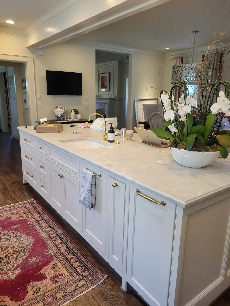 Brass Range Kitchen — Upper Arlington
