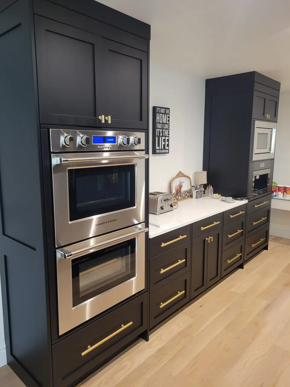 Modern Dark Kitchen — Columbus