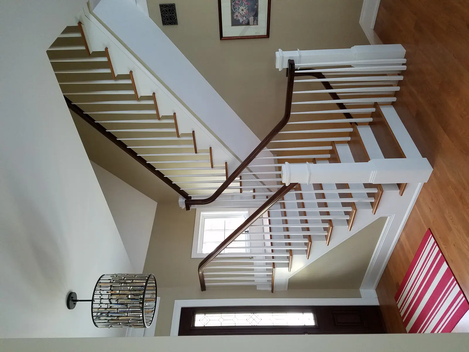 Custom staircase by Keeler Carpentry